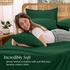 image:imageBare Home 100 Organic Cotton Jersey Sheet Set Ultra Soft 100 Cotton  Sheet Set amp Pillowcases  Deep Pocket Bed Sheets King Forest Green09  Forest Green
