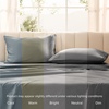 image:imageBare Home 100 Organic Cotton Sateen Pillowcase Set  Standard Size  Smooth Sateen Weave  Queen Size Pillowcases  Envelope Closure  Warm amp Luxurious Standard Pillowcase Set of 2 French Beige02  Grey