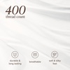 image:imageBare Home 100 Organic Cotton Sateen Pillowcase Set  Standard Size  Smooth Sateen Weave  Queen Size Pillowcases  Envelope Closure  Warm amp Luxurious Standard Pillowcase Set of 2 French Beige01  White