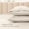 image:imageBare Home 100 Organic Cotton Sateen Pillowcase Set  Standard Size  Smooth Sateen Weave  Queen Size Pillowcases  Envelope Closure  Warm amp Luxurious Standard Pillowcase Set of 2 French Beige04  French Beige