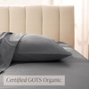 image:imageBare Home 100 Organic Cotton Sateen Pillowcase Set  Standard Size  Smooth Sateen Weave  Queen Size Pillowcases  Envelope Closure  Warm amp Luxurious Standard Pillowcase Set of 2 French Beige02  Grey