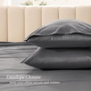image:imageBare Home 100 Organic Cotton Sateen Pillowcase Set  Standard Size  Smooth Sateen Weave  Queen Size Pillowcases  Envelope Closure  Warm amp Luxurious Standard Pillowcase Set of 2 French Beige02  Grey
