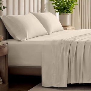 image:imageBare Home 100 Organic Cotton Jersey Sheet Set Ultra Soft 100 Cotton  Sheet Set amp Pillowcases  Deep Pocket Bed Sheets King Forest Green07  Sand