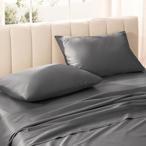 image:imageBare Home 100 Organic Cotton Sateen Pillowcase Set  Standard Size  Smooth Sateen Weave  Queen Size Pillowcases  Envelope Closure  Warm amp Luxurious Standard Pillowcase Set of 2 French Beige02  Grey