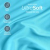 image:imageBare Home Full Extra Long Fitted Sheet  Extra Deep Pocket Fitted Sheet  Premium 1800 Microfiber  UltraSoft Wrinkle Free  Full XL Bottom Sheets Full XL  11 to 22 Pocket Light Grey10  Aqua