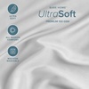 image:imageBare Home Full Extra Long Fitted Sheet  Extra Deep Pocket Fitted Sheet  Premium 1800 Microfiber  UltraSoft Wrinkle Free  Full XL Bottom Sheets Full XL  11 to 22 Pocket Light Grey05  Cloud Grey