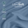 image:imageBare Home Full Extra Long Fitted Sheet  Extra Deep Pocket Fitted Sheet  Premium 1800 Microfiber  UltraSoft Wrinkle Free  Full XL Bottom Sheets Full XL  11 to 22 Pocket Light Grey08  Coronet Blue