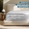 image:imageBare Home Full Extra Long Fitted Sheet  Extra Deep Pocket Fitted Sheet  Premium 1800 Microfiber  UltraSoft Wrinkle Free  Full XL Bottom Sheets Full XL  11 to 22 Pocket Light Grey04  Light Grey