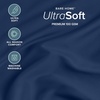 image:imageBare Home Full Extra Long Fitted Sheet  Extra Deep Pocket Fitted Sheet  Premium 1800 Microfiber  UltraSoft Wrinkle Free  Full XL Bottom Sheets Full XL  11 to 22 Pocket Light Grey07  Dark Blue