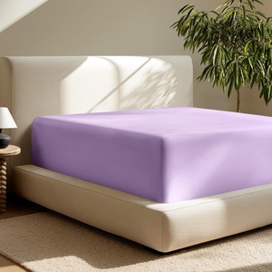image:imageBare Home Full Extra Long Fitted Sheet  Extra Deep Pocket Fitted Sheet  Premium 1800 Microfiber  UltraSoft Wrinkle Free  Full XL Bottom Sheets Full XL  11 to 22 Pocket Light Grey15  Lavender