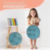 imageDegrees of Comfort 6Pcs Round Floor Cushions for Kids Waterproof Flexible Seating for Classroom Elementary Safe Smolder Resistance Sitting Pillows with Handles 15inch AssortedLovely