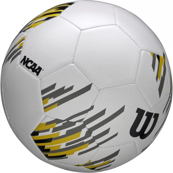 imageWILSON NCAA Vantage Soccer Balls  Size 3 Size 4 and Size 5WhiteGold