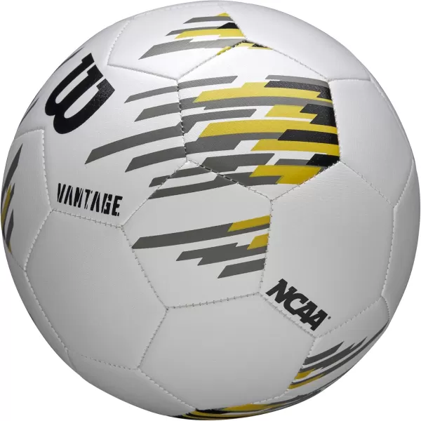 imageWILSON NCAA Vantage Soccer Balls  Size 3 Size 4 and Size 5WhiteGold