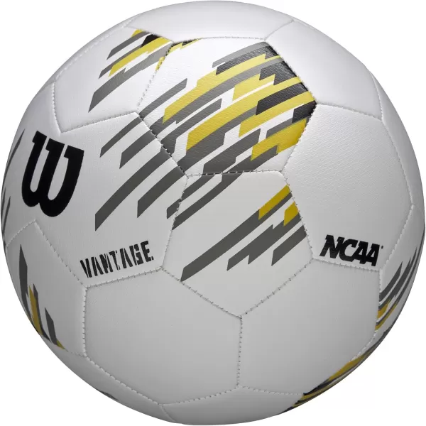 imageWILSON NCAA Vantage Soccer Balls  Size 3 Size 4 and Size 5WhiteGold