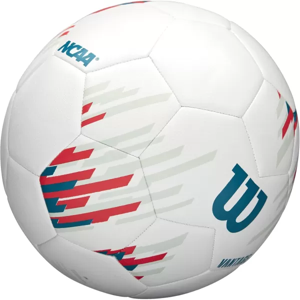 imageWILSON NCAA Vantage Soccer Balls  Size 3 Size 4 and Size 5WhiteTeal