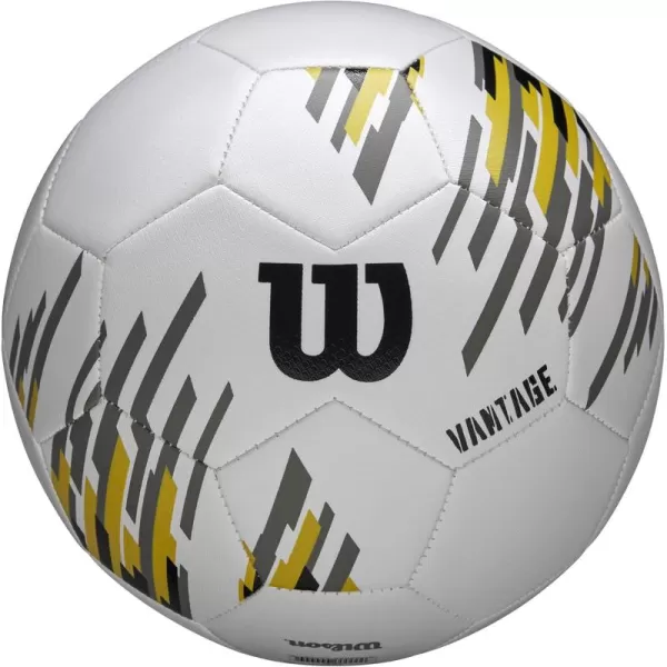 imageWILSON NCAA Vantage Soccer Balls  Size 3 Size 4 and Size 5WhiteGold