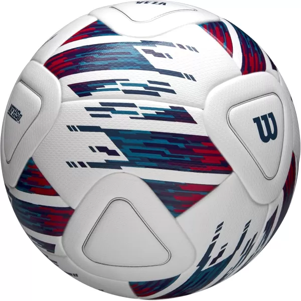 imageWILSON NCAA Veza Match Soccer Ball  Size 5 WhiteBluePurple