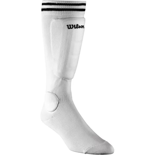 imageWILSON Soccer Sock Shin Guards  Youth and Peewee SizesWhite