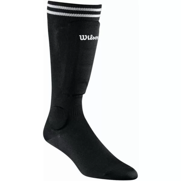 imageWILSON Soccer Sock Shin Guards  Youth and Peewee SizesBlack