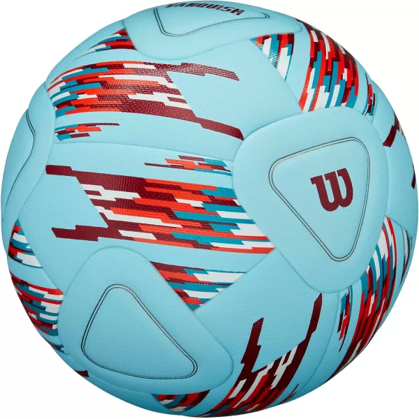 imageWILSON NCAA Vanquish Match Soccer Ball  Size 4 BlueRedPurple