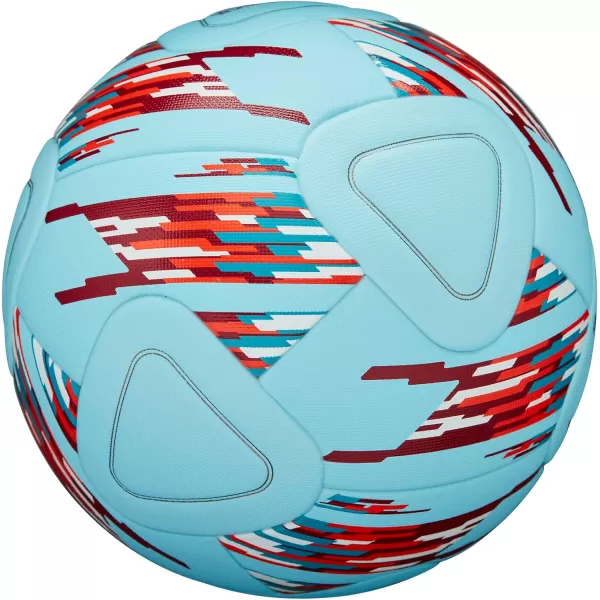 imageWILSON NCAA Vanquish Soccer Ball  Size 5 BlueRedWhite