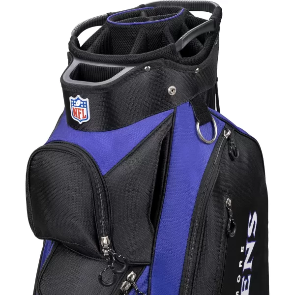 imageWILSON NFL Golf Bag  Cart and CarryBaltimore Ravens