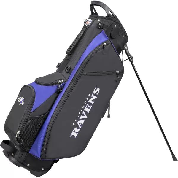 imageWILSON NFL Golf Bag  Cart and CarryBaltimore Ravens