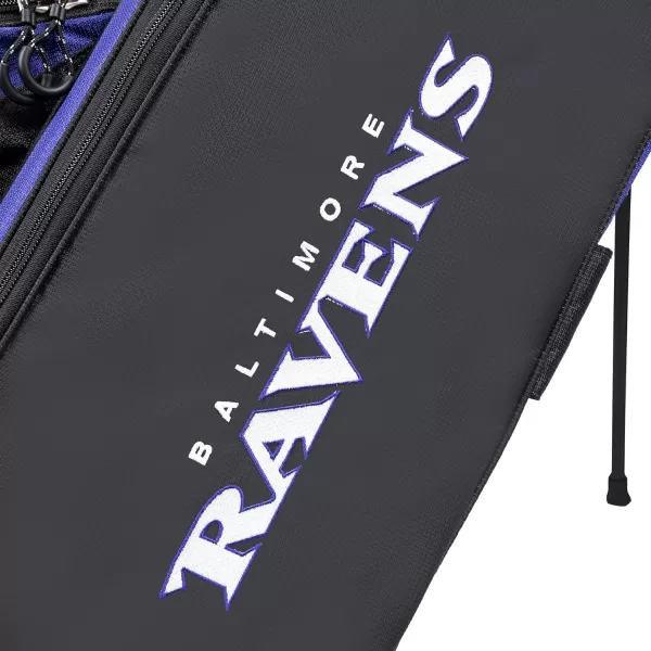 imageWILSON NFL Golf Bag  Cart and CarryBaltimore Ravens