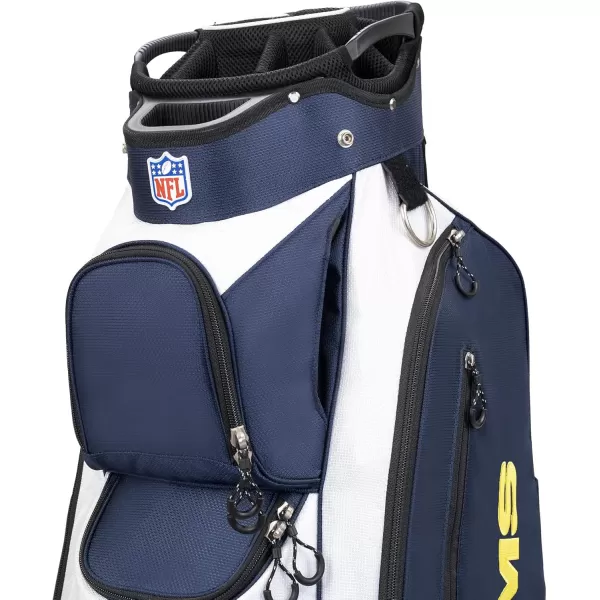 imageWILSON NFL Golf Bag  Cart and CarryLos Angeles Rams