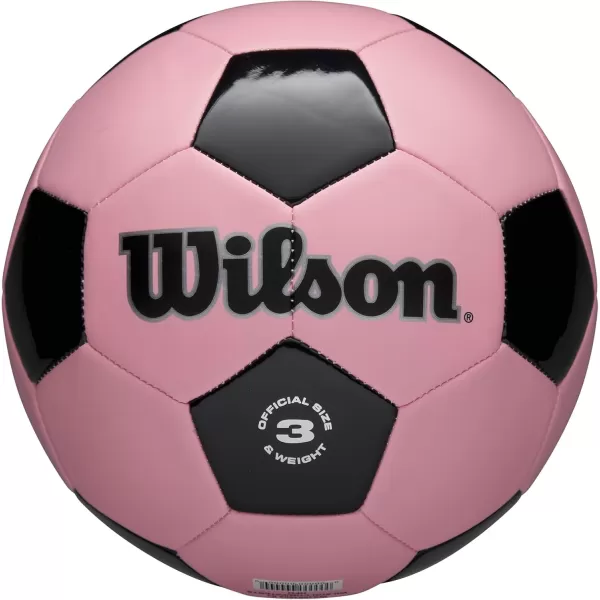 imageWILSON Traditional Soccer BallsPinkBlack