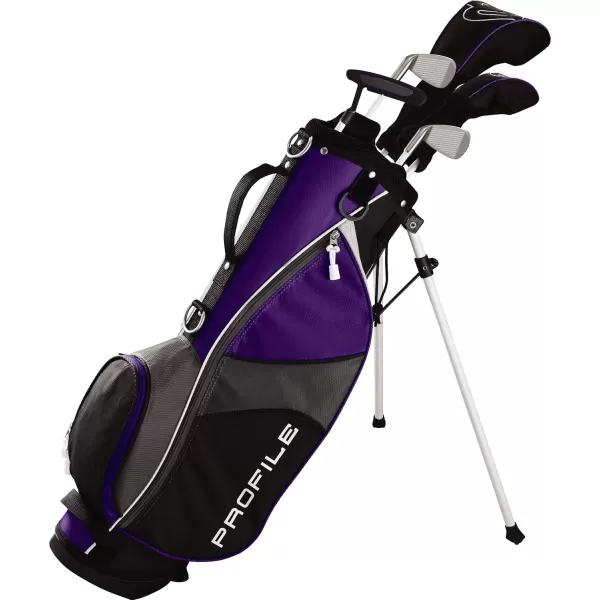 imageWilson Junior Profile JGI Complete Golf Club Package Set  Stand BagPurple