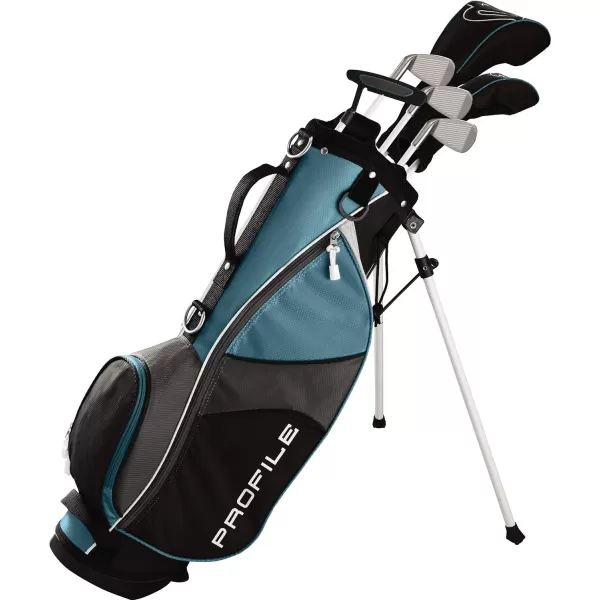 imageWilson Junior Profile JGI Complete Golf Club Package Set  Stand BagTeal