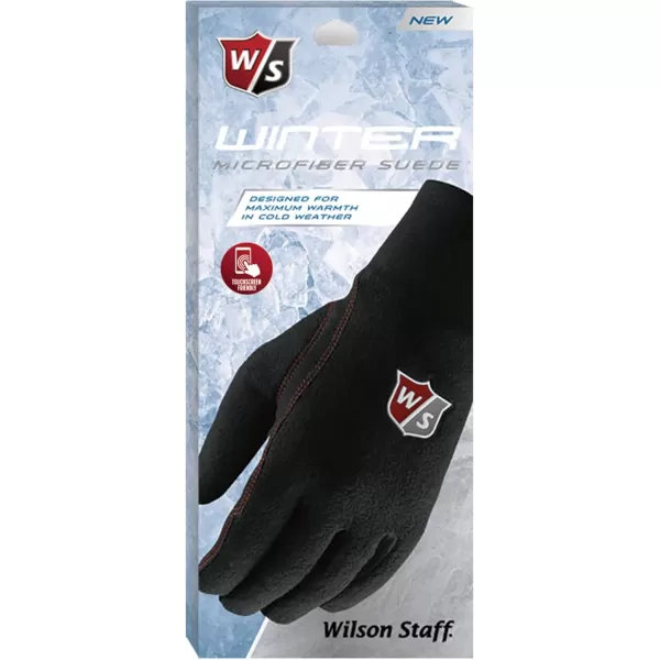 imageWilson Staff Mens Winter Golf Gloves  BlackExtraLarge