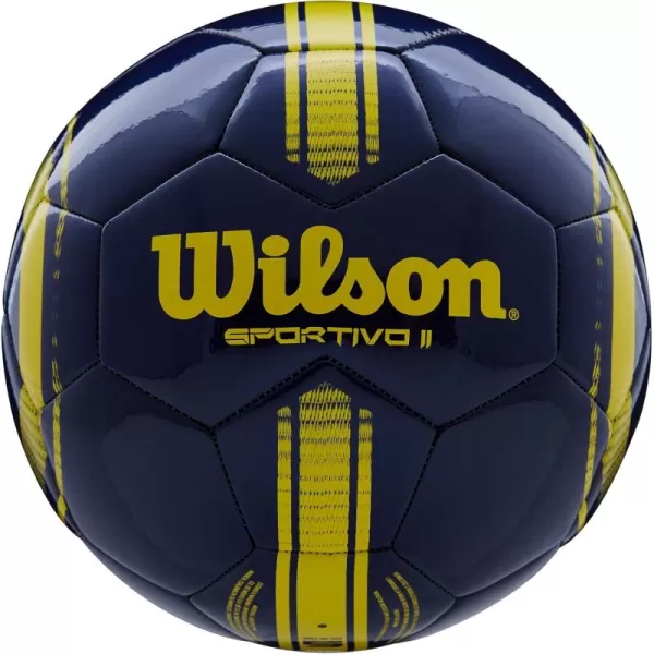 imageWILSON NCAA Sportivo II Soccer Balls  NavyYellow