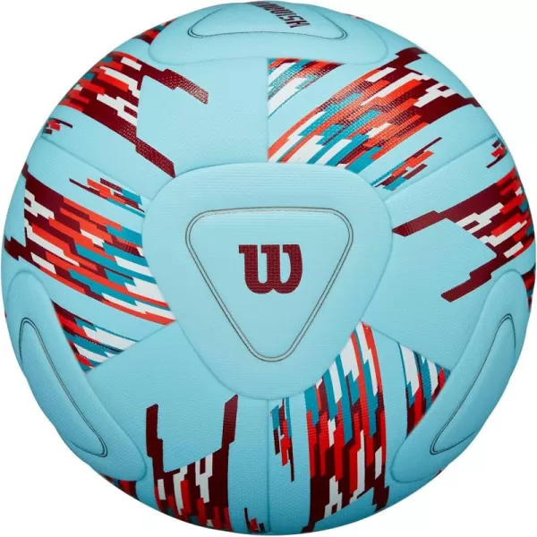 imageWILSON NCAA Vanquish Match Soccer Ball  Size 4 BlueRedPurple