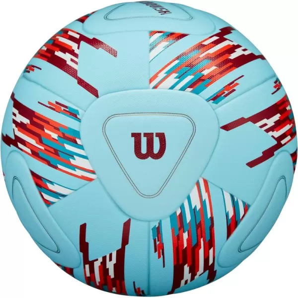 imageWILSON NCAA Vanquish Soccer Ball  Size 5 BlueRedWhite