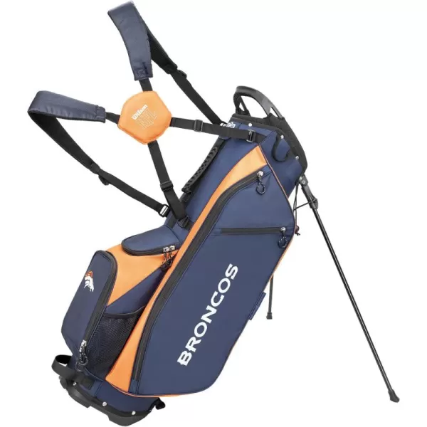 imageWILSON NFL Golf Bag  Cart and CarryDenver Broncos