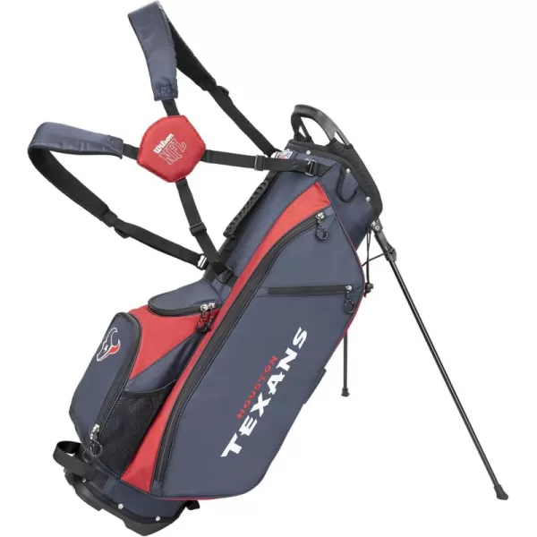 imageWILSON NFL Golf Bag  Cart and CarryHouston Texans