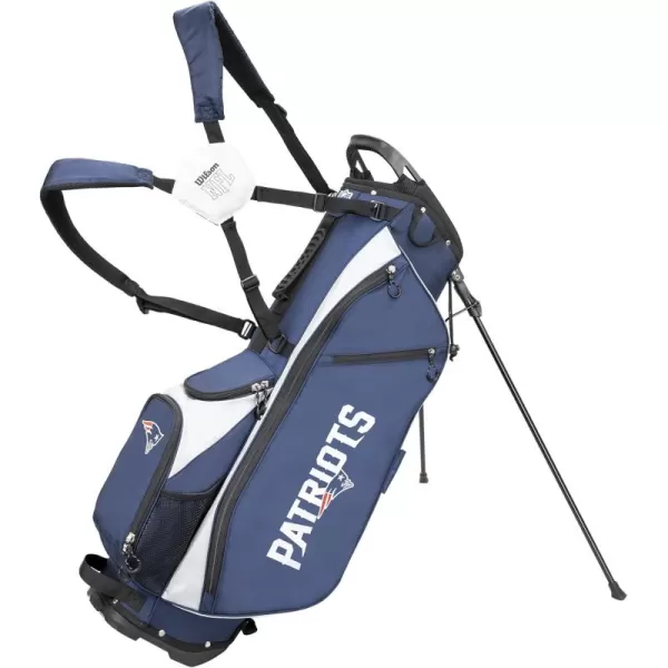 imageWILSON NFL Golf Bag  Cart and CarryNew England Patriots