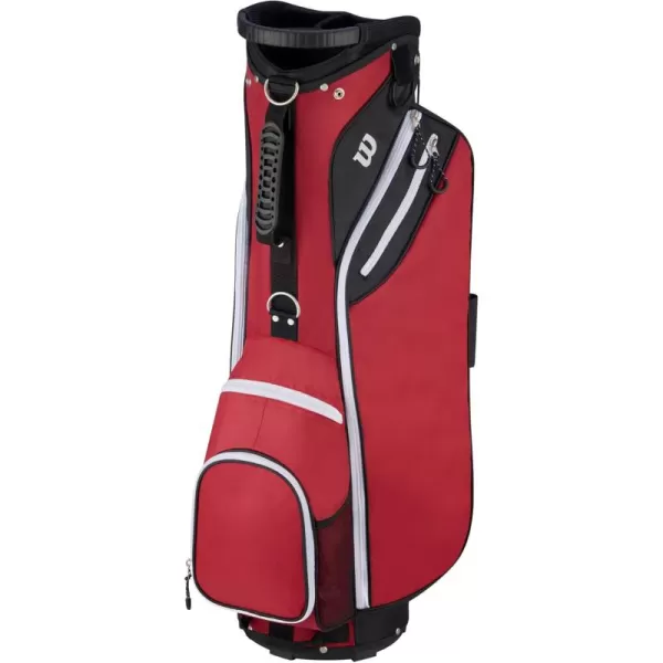 imageWilson Golf WTrolley Bag Card Bag Black 16 kg Without TrolleyRed