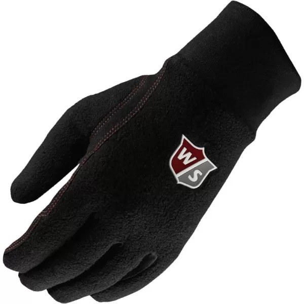 imageWilson Staff Mens Winter Golf Gloves  BlackExtraLarge