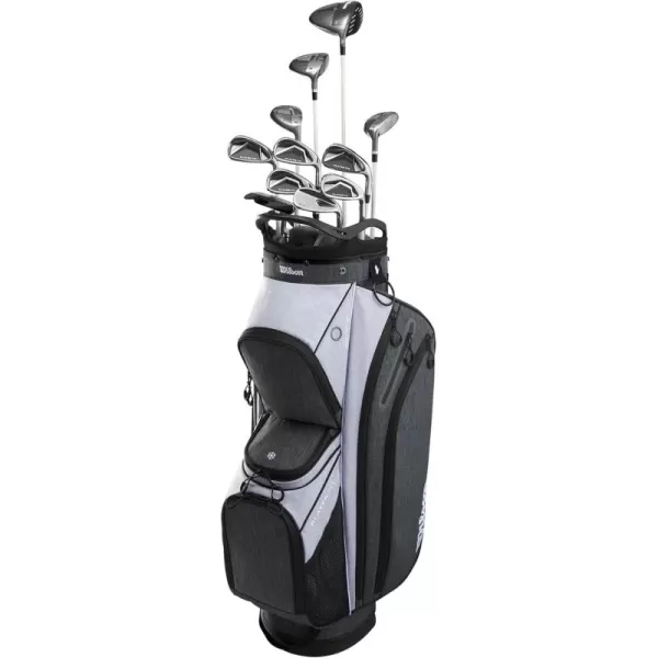 imageWilson Womens PlayerFit Compete Golf Set with Cart Bag  Ladies Right Hand Ladies Flex Graphite