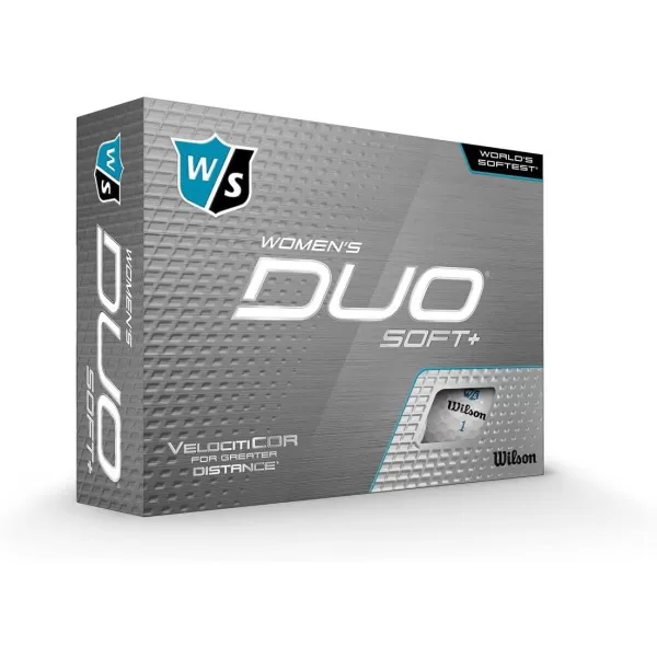 imageStaff Golf Balls Duo Soft 12 Balls White TwoPiece Premium Golf Ball