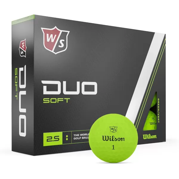 imageWILSON Staff 2023 Duo Soft Golf Balls  12 BallsGreen