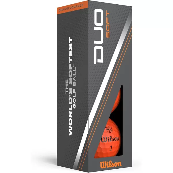 imageWILSON Staff 2023 Duo Soft Golf Balls  12 BallsOrange