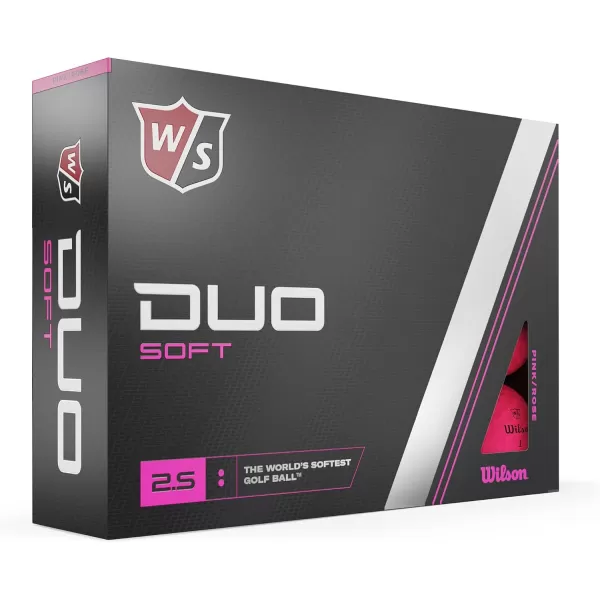 imageWILSON Staff 2023 Duo Soft Golf Balls  12 BallsPink