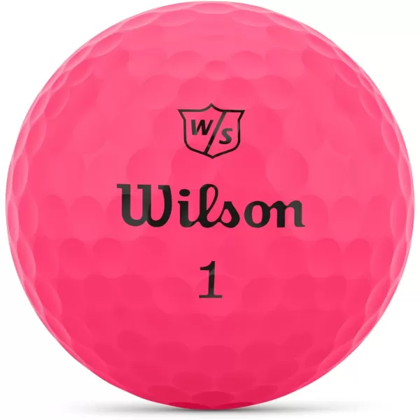 imageWILSON Staff 2023 Duo Soft Golf Balls  12 BallsPink