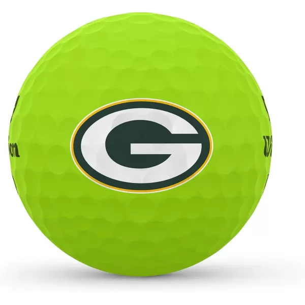 imageWILSON Staff Duo SoftSoftNFL Golf BallGreen