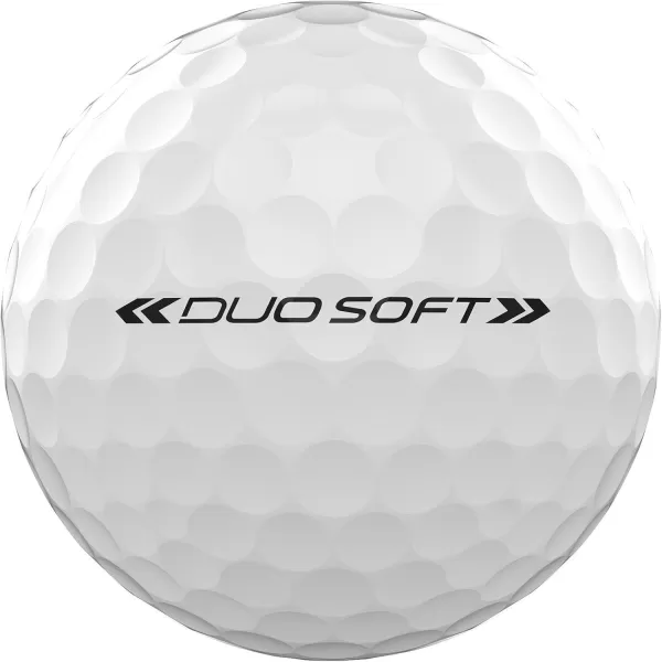 imageWILSON Staff Duo SoftSoftNFL Golf BallWhite Soft 