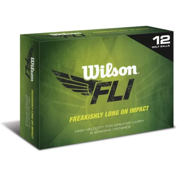 imageWILSON Staff FLI Golf Balls Pack of 12 White